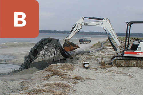 B - Beach Renoourishment Construction