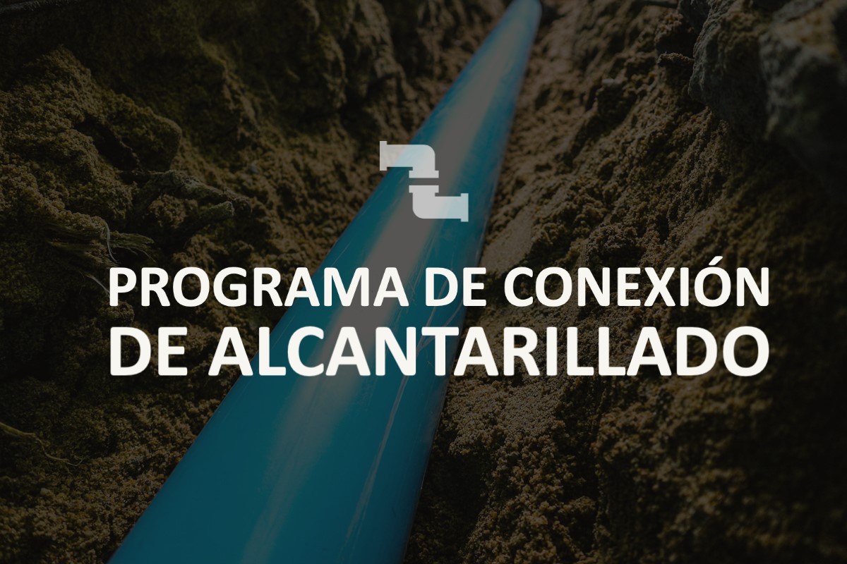 programa de conexión de alcantarillado