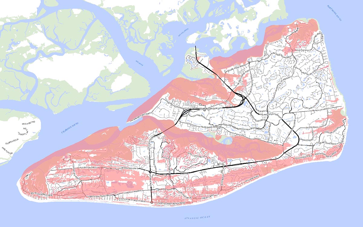 Hilton Head Island's Special Flood Hazard Area Map