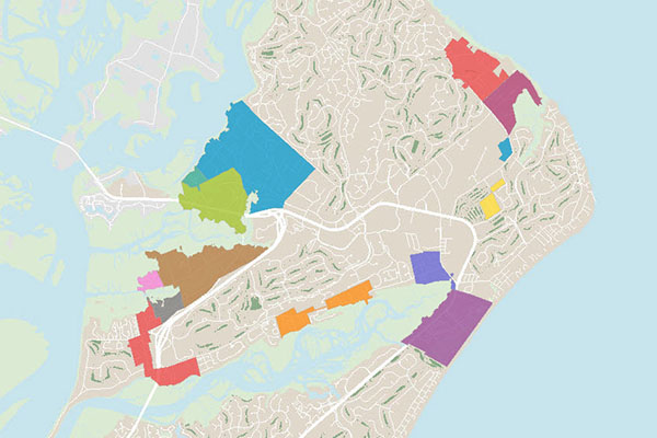 Historic Gullah Neighborhoods Map