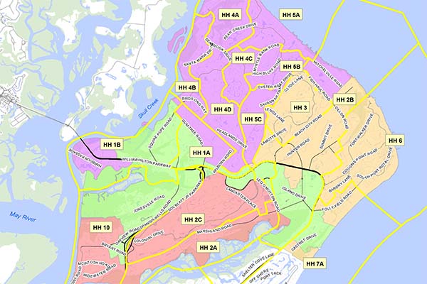 PSD No. 1 Voting Districts Map