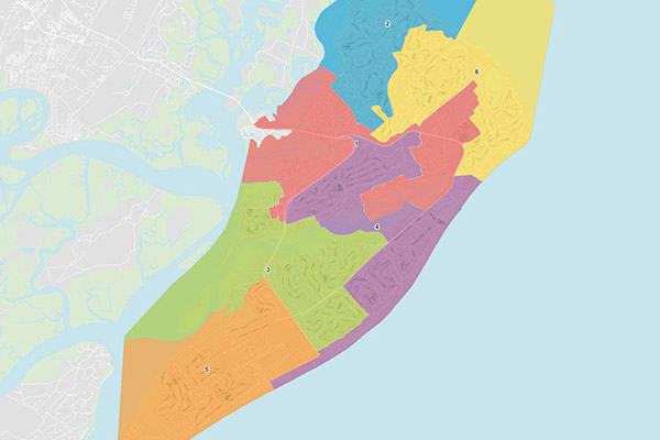 Mapa de Distritos del Ayuntamiento