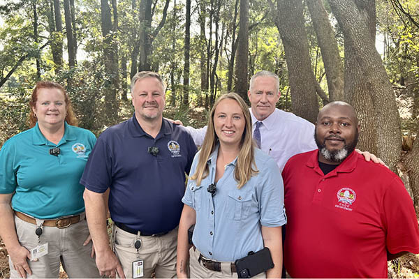 Group photo of the Code Enforcment Team pictured outside