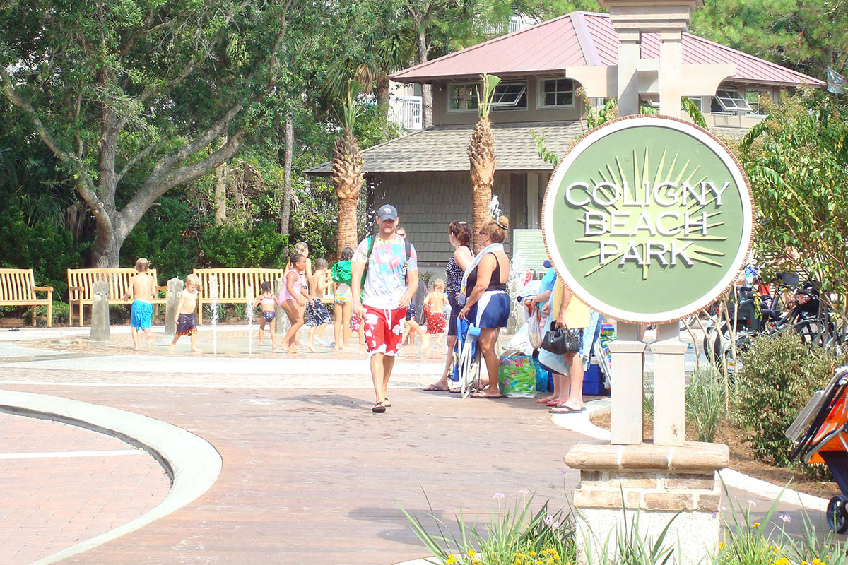 Coligny Beach Park Sign