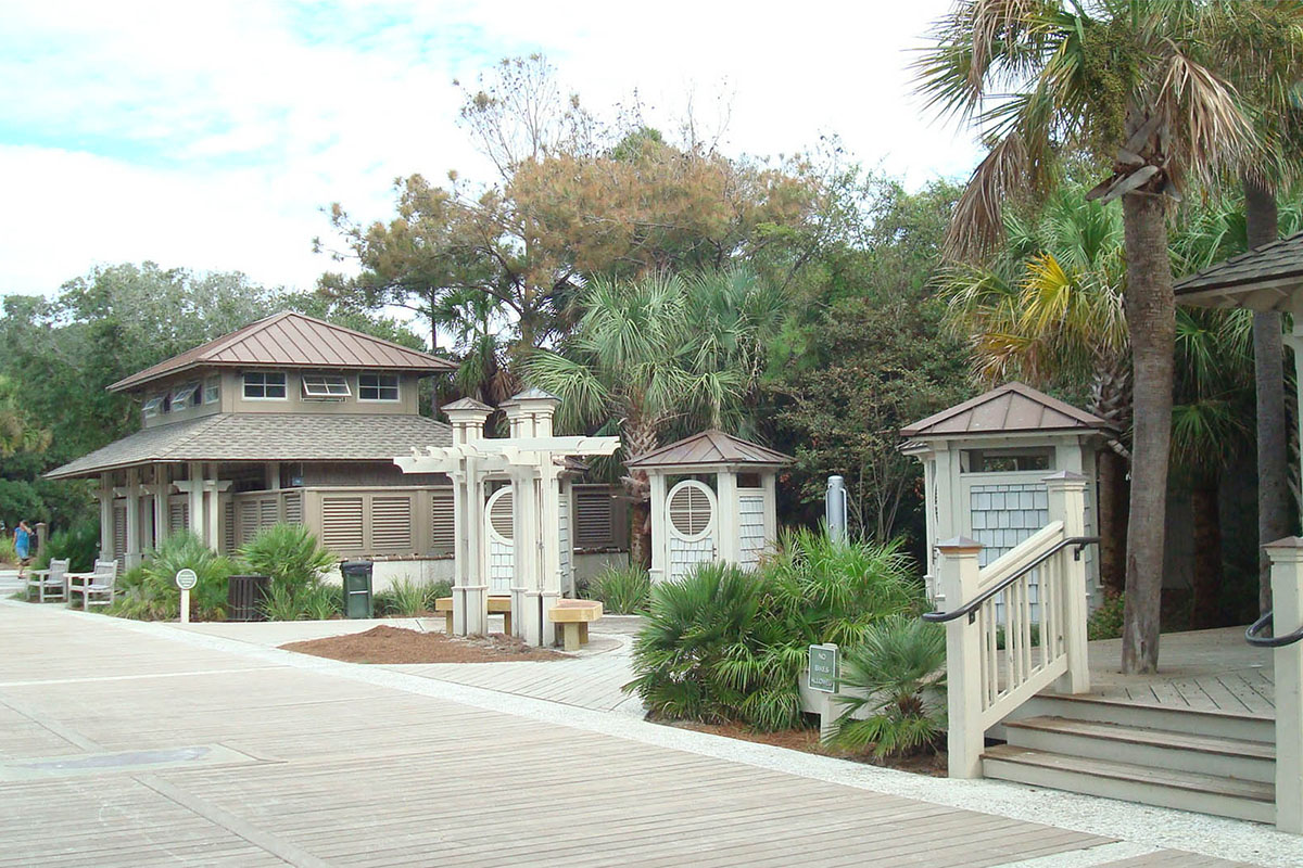 Outdoor Showers and Restroom Building