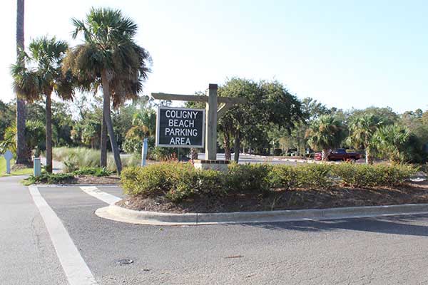 Parking Area Entrance Sign