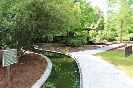 Water Feature and Pavilion