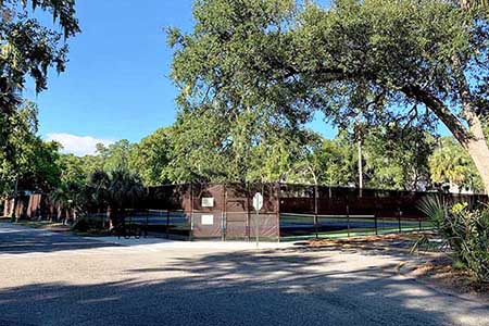 Tennis Courts Entrance