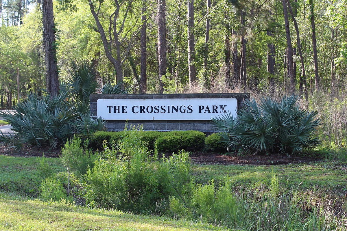 Crossings Park Sign