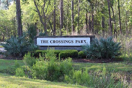 Crossings Park Sign