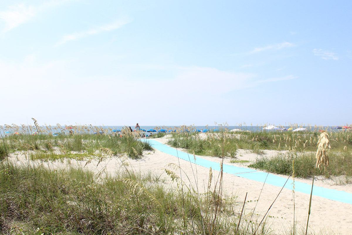 Path to Folly Field Beach