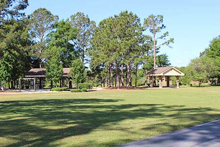 Grass Meadow and Pavilions