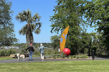 Tree and Pathway with views of Broad Creek