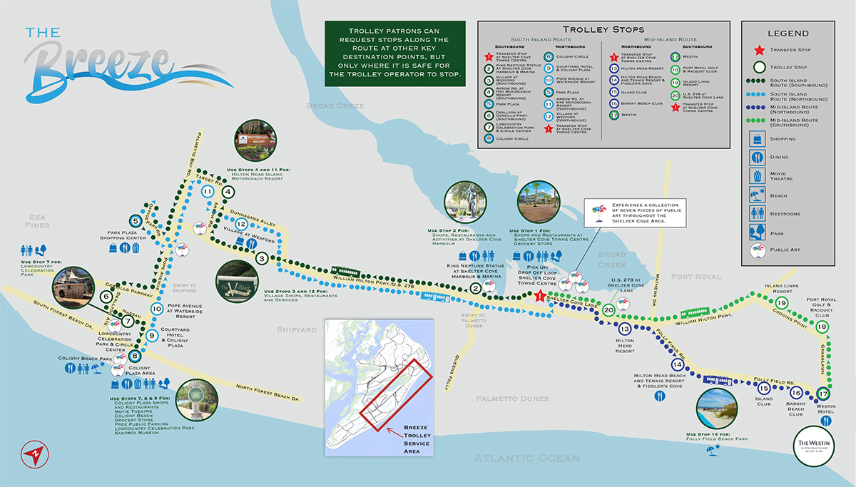 Trolley Route Map